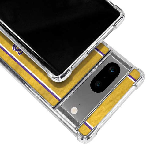 NBA Los Angeles Lakers Jersey Google Pixel 8 Clear Case